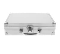 HEUchuan Maletín de aluminio Caja de herramientas portátil aleación aluminio, estuche a prueba golpes, maletín duro gran capacidad, maletines Metal, caja multiusos apilable for