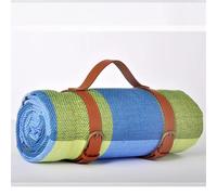 HEUchuan Manta de Picnic Esterilla Impermeable for Picnic al Aire Libre, Manta for Acampar en la Playa, colchoneta for Dormir con Rayas a Cuadros de Colores(Style 12,150x200cm)