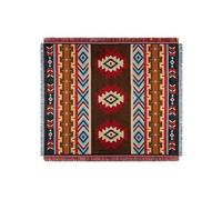 HEUchuan Manta de Picnic Manta de Picnic Retro for Camping, Funda sofá for el Tiempo Libre, Tapiz literario, Alfombra Viaje(A,90X90CM)