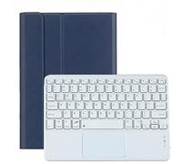 HEUCYL Estuche con Teclado para Lenovo Tab M10 10.1" (Modelo: TB-X505F/TB-X605F) Teclado Español Ñ Magnético Desmontable Bluetooth con Panel Táctil, Estuche Delgado Tipo Folio Inteligente,Blue 1