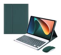 HEUCYL Funda con Teclado para Huawei MatePad SE 2023 De 10,4 Pulgadas, Teclado Español Ñ Inalámbrico Bluetooth Desmontable Magnético, Funda con Soporte Ultrafina Y Liviana con Ratón,Verde