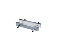 HEUER 116120 Tornillo Hornear/cambio Hornear, acero, endurecida, galvanizado, Wend de y intercambiable, un lado lisa, Otro Lado salpicadura, adecuado para tornillo de banco 120 mm