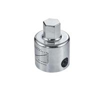 HEUER Cabeza hexagonal para tornillo de banco 140, incluye llave de husillo (dimensiones 5 x 6 x 0,35 cm, peso 0,35 kg, acero azul) 193140