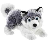 Heunec 277878 MISANIMO Husky tumbado, 28 cm, multicolor
