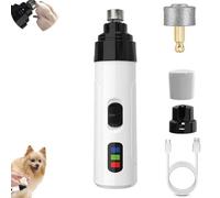 Heusom Silent Groom Pro Nail Grinder, 2025 Upgraded Silent Groomer Pro Nail for Dogs, Rechargeable USB Charging Pet Nail Grinder, Portable Pet Nail Grooming Smoothing Trimmer Tool (1 pc)
