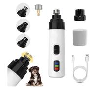 Heusom Silent Groom Pro Nail Grinder for Dogs, Dog Nail Grinder, Heusom Dog Nail Trimmer, Dog Nail Trimmers, Rechargeable USB Charging Pet Nail Grinder for Dogs and Cats (1 Set + 1 Grinding Head)