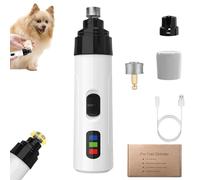 Heusom Silent Groom Pro Nail Grinder, Silent Groom Pro Nail Grinder, 2025 New Silent USB Rechargeable Pet Nail Grinder, Dog Nail Trimmers, Pet Paws Grooming Smoothing Tool (1 Set+1 Grinding Head)