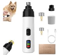 Heusom Silent Groom Pro Nail Grinder, Silent Groom Pro Nail Grinder, 2025 New Silent USB Rechargeable Pet Nail Grinder, Dog Nail Trimmers, Pet Paws Grooming Smoothing Tool (1 Set+2 Grinding Head)