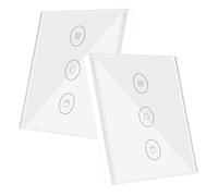 HEUXGIR Interruptor inteligente para persiana rodante con función de porcentaje, control de persiana enrollable WIFI, temporizador, control de voz, compatible con Alexa/Google Home, control de celos