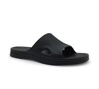 HEVA Chanclas para Hombre Ducha y Baño Zapatillas EVA Playa Sandalias（42 EU Negro）