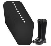 Heveer Insertos de Formas de Botas 10 Hojas 14 Pulgadas Soporte de Bota Alta Reutilizable Plástico Hormas de Botas Altas de Botas Inserta para Mujeres y Hombres