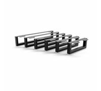 HEVVA Patas para muebles de 10 cm de altura 20/25/30/35/40/45/50 cm | Graz | Patas para muebles, patas de armario, pie para armario, sofá, sofá, cama o aparador | (40 cm, juego de 2 unidades, color