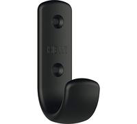 HEWI 477.90B060 90 477.90.060 - Colgador para abrigos (22 x 72 mm, poliamida), color negro mate