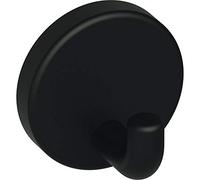 HEWI 801.90B010 90 801.90.010 - Colgador para abrigos (40 mm de diámetro, 30 mm de profundidad), color negro