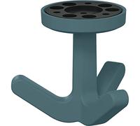 HEWI Gancho giratorio triple 477.94B030 elástico, plástico TPU azul aquablau mate