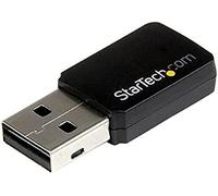 StarTech.com Mini Adaptador de Red USB 2.0 Inalámbrico Wireless-AC de Banda Doble AC600 - Wifi 802.11ac 1T1R