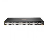 Hewlett Packard Enterprise Aruba 6300F 48-port 1GbE Class 4 PoE & 4-port SFP56 Gestionado L3 Gigabit Ethernet (10/100/1000) Energía sobre Ethernet (PoE) 1U Gris