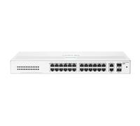 Hewlett Packard Enterprise Aruba Instant On 1430 Switch 26p Gigabit con 24 Puertos PoE, 2 Puertos SFP y Energía Eficiente para Oficina y Pequeña Empresa