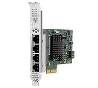 Hewlett Packard Enterprise HPE I350-T4 - Netwerkadapter - PCIe 2.0 x4 - Gigabit Ethernet x 4 - voor ProLiant DL20 Gen10, DL325 Gen10, DL360 Gen10, DL380 Gen10, ML30 Gen10, XL220n Gen10 (P21106) -B21