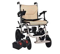 HEWXWX Silla De Ruedas EléCtrica, Liviana Kg 14 Kg - Plegable/Control Dual, ReposapiéS MóVil/Alcance De Crucero: 20 KilóMetros, Control Inteligente, para Ancianos Y Discapacitados,A