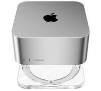 HEWYIOS Soporte de acrílico Transparente para Mac, Filtro de Aire Desmontable Integrado Adecuado para Mac Studio M2 MAX, M2 Ultra, M1 MAX, M1 Ultra, Accesorios M1 Ultra, Soporte de Escritorio de