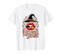 Hex Appeal Candy Maíz Bruja Bruja Sombrero de Halloween Fiesta Otoño Camiseta