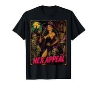 Hex Appeal Humor Oscuro Goth Glam Mujeres Bruja Tentadora Alt Camiseta