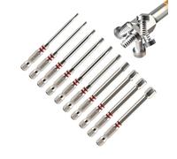 Hex Bit Set - S2 Alloy Steel 65mm Magnetic Drill Bits 10 Piece Socket Tool