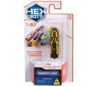 HEX BOTS Flash Nano Single, Sensory Cats with Vibration Technology, Insect Toys & Mini Robot Toy for Kids Ages 3 & Up (Spin Master 6071532)