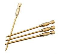 Hex Driver Tools 1.5/2/2.5/3mm Destornilladores de metal compactos con diseño de cambio rápido para mantenimiento de modelos RC 4 unids