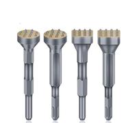 Hex Handle Hammer Chisel Round Square Head Hammer Drill Bit Brick Wall Concrete Chisel Hammer Head Postl 1Pcs(Square 16 Point B-01)