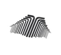 Silverline Tools HK25L - Llaves hexagonales largas, 25 pzas (Métricas y AF)