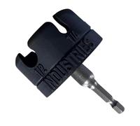 Hex Shank Nut - Punta de perforación de cambio rápido | Acero + ABS Ergonómico ahorro de tiempo | Ajuste de mantenimiento en ensamblajes | Para proyectos de reparación de muebles del hogar