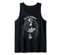 Hex The Patriarchy Halloween Feminista Bruja gótica Cabello Camiseta sin Mangas