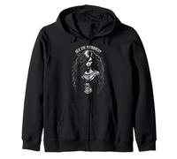 Hex The Patriarchy Halloween Feminista Bruja gótica Cabello Sudadera con Capucha