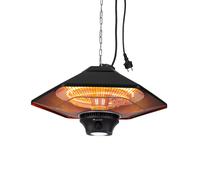 Hexa 2000W Calefacción Infrarrojos Techo Negro