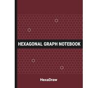 HexaDraw: Hexagonal Graph Paper Notebook for Organic Chemistry, Engineering & STEM | Science Notebook for Drawing Molecules and Structures (Rosewood)