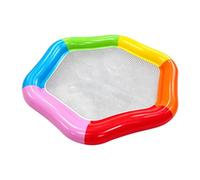 Hexagon Inflatable Pool Float - PVC Material Large Double Water Floating Lounger - Thickened Colorful Pool Raft For Adults - For Swimming ool Beach Summer Water Entertainment