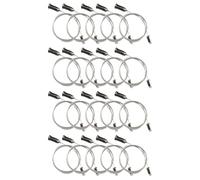 Hexagon Lights Suspension Wire, 20-Piece Led Panel Mounting Cord Set, High-Strength Chandelier Hanging Rope, Ideal for Hotel, Office, Restaurant, Mall, Bedroom Ceiling Fixtures, 100x1.4x2.3cm Iron