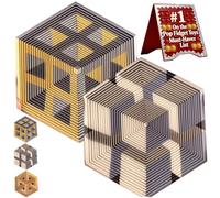 Hexagon Twist Illusion Fidget Toy, 3D Printed Sensory Star, Rotating Spiral for Stress & Anxiety Relief, Focus Aid for Adults & Kids, Hexagonal Decompression Rotating Spiral Desk Fidget Gift(A+B)