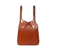 Hexagona - Bolsa transformable - Compatible con teléfono móvil - Colección Ondine - Cognac