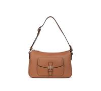 Hexagona - Bolso bandolera para mujer con 1 asa de piel, bandolera ajustable, para mujer, colección Mirabelle, bronceado, talla única