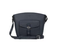 Hexagona - Bolso de piel con correa ajustable para mujer, colección Mirabelle, azul petróleo, talla única