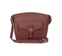 Hexagona - Bolso de piel con correa ajustable para mujer, colección Mirabelle, granate, talla única