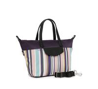 Hexagona Paris Mujer, colección Calypso, bayadera/Violeta, Nailon, para Llevar, Bandolera, Hombro pequeño, Bolso de Mano, L : 38 x h : 22 x P : 11 cm
