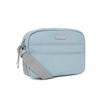 Hexagona Paris-Trotteur-para Mujer-Colección Serena-Celeste Sintético pequeño-Bolso Bandolera, Bleu Clair, L : 24 x h : 17 x P : 6 cm