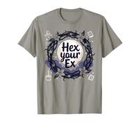 Hexagonal a tu ex: Corona iluminada por la Luna de la ruptura de Brujas Camiseta, Hombre, Pizarra, M
