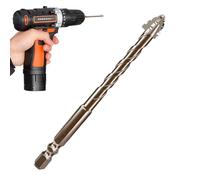 Hexagonal Drill Bit - Alloy Multi Size 0.6-1.2cm | Eccentric Twist Serrated Drill Bit, Multi Edged Cutting Head | Fast Drilling Electric Drills Accessory For Tile Concrete Marble Brick Wood Use