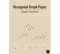 Hexagonal Graph Notebook for Organic Chemistry | 8.5 x 11 inches, 160 Pages, Grey Hex Small | Chemistry Drawing and Structure Journal