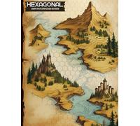 Hexagonal Graph Paper Composition Notebook for RPG Maps, Geometry, Chemistry, Design Sketches, Creative Notes and Planning: Large 8.5 x 11 Hex Grid ... Mapping, Sketching, and Creative Projects